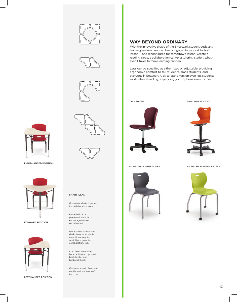 Way beyond ordinary | HON SmartLink Seating User Manual | Page 13 / 24