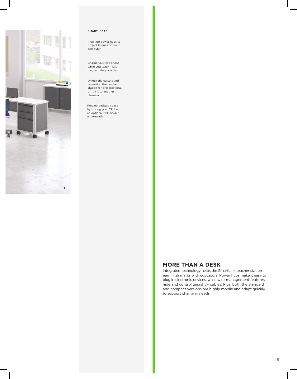 More than a desk | HON SmartLink Seating User Manual | Page 9 / 24