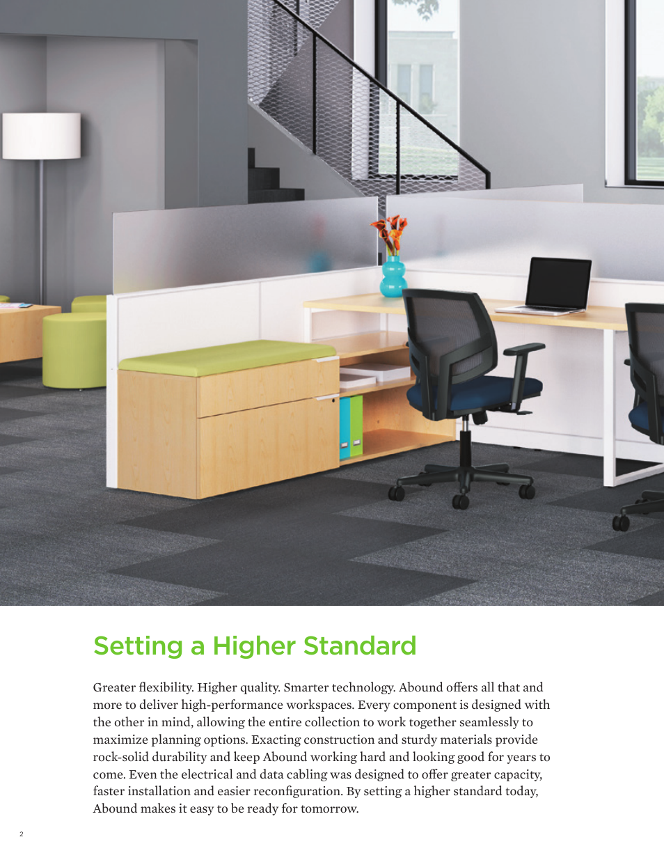 Setting a higher standard | HON Abound User Manual | Page 2 / 12