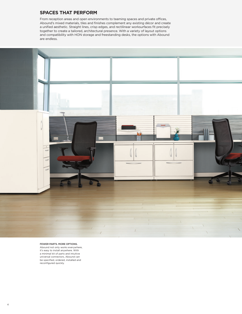 Spaces that perform | HON Abound User Manual | Page 4 / 12