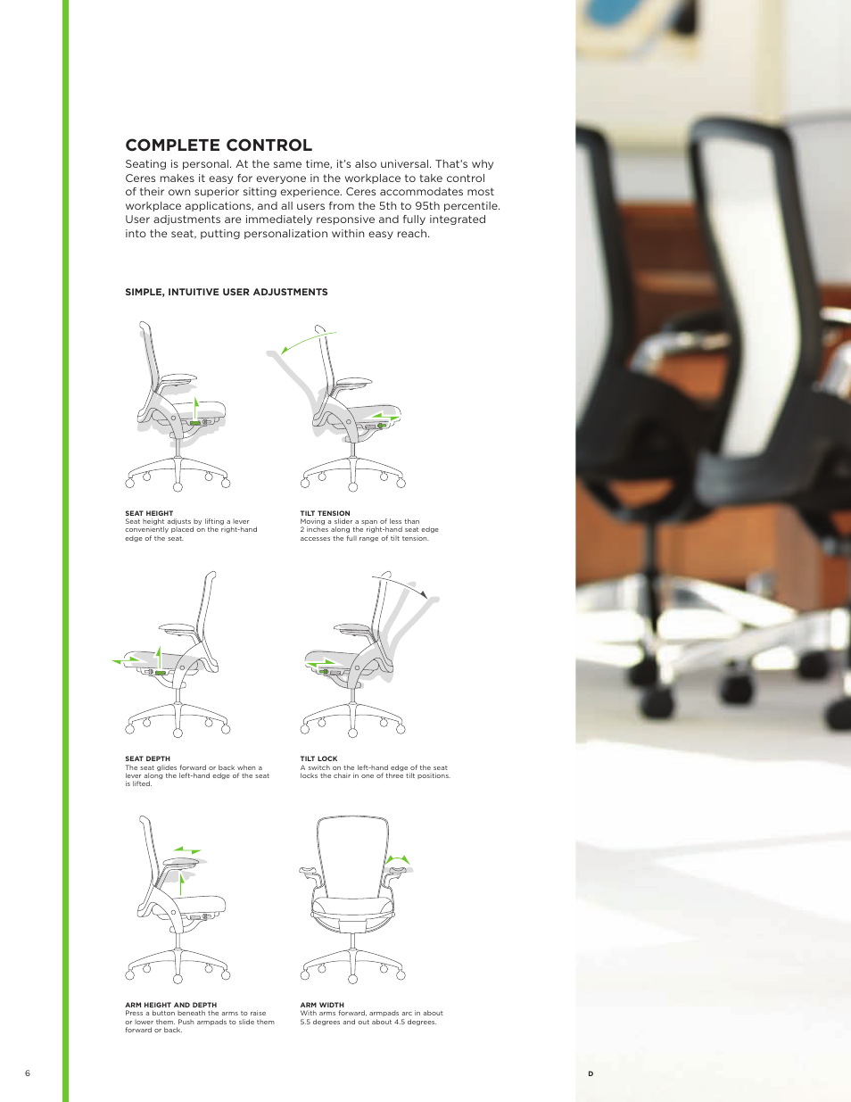 Complete control | HON Ceres User Manual | Page 6 / 12