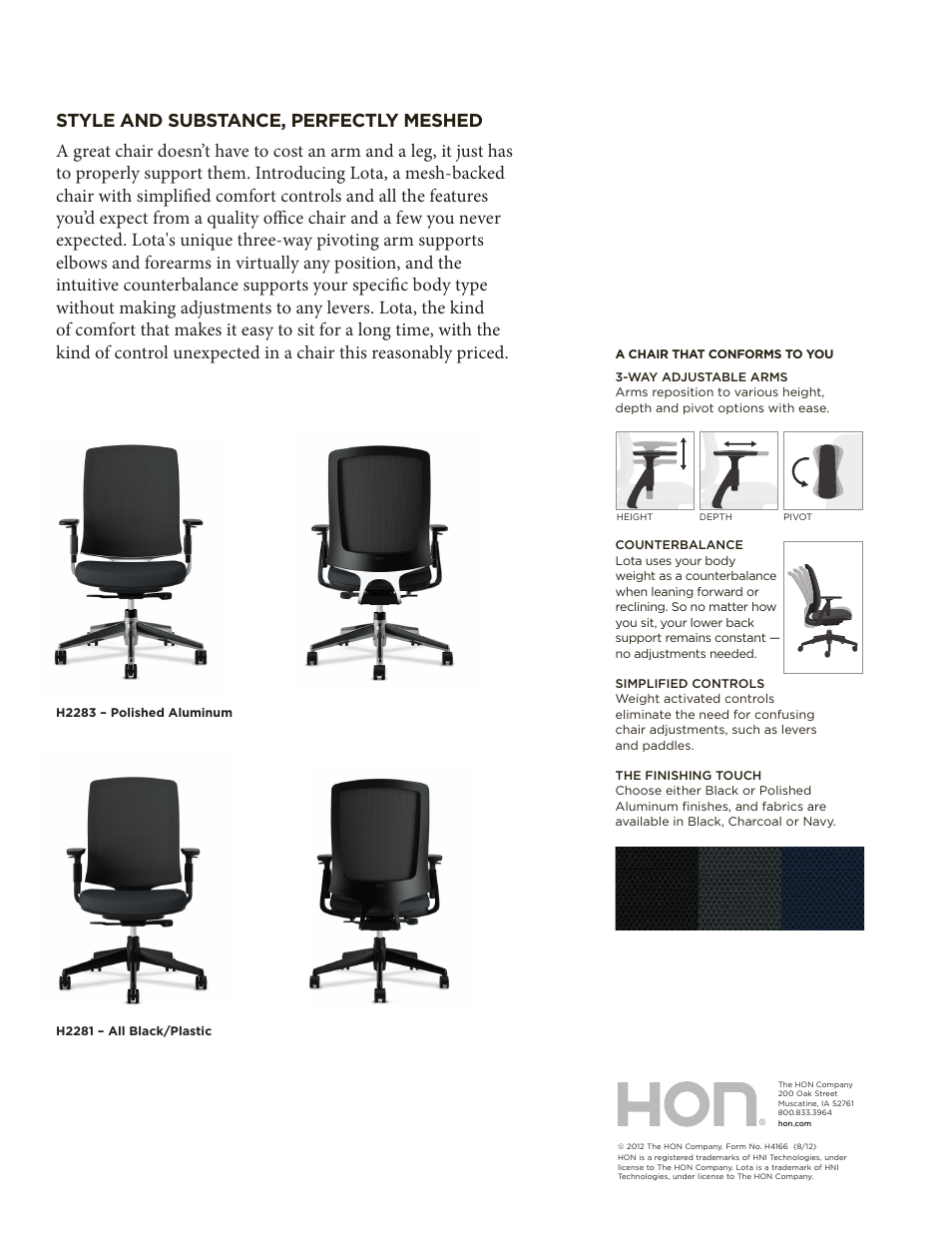 HON Lota User Manual | Page 2 / 2