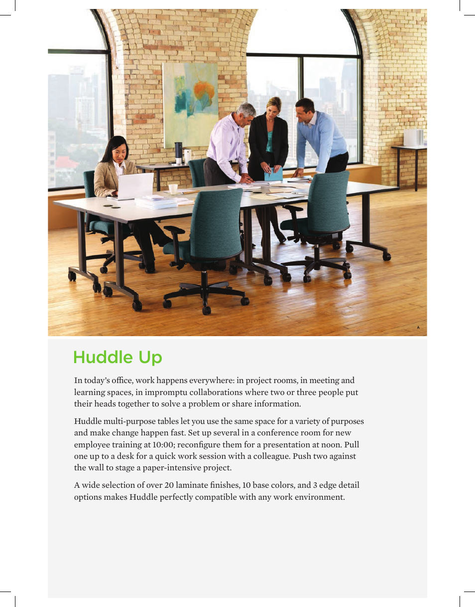 Huddle up | HON Huddle User Manual | Page 2 / 4