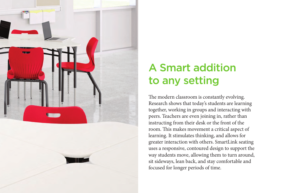 A smart addition to any setting | HON SmartLink Seating User Manual | Page 3 / 12