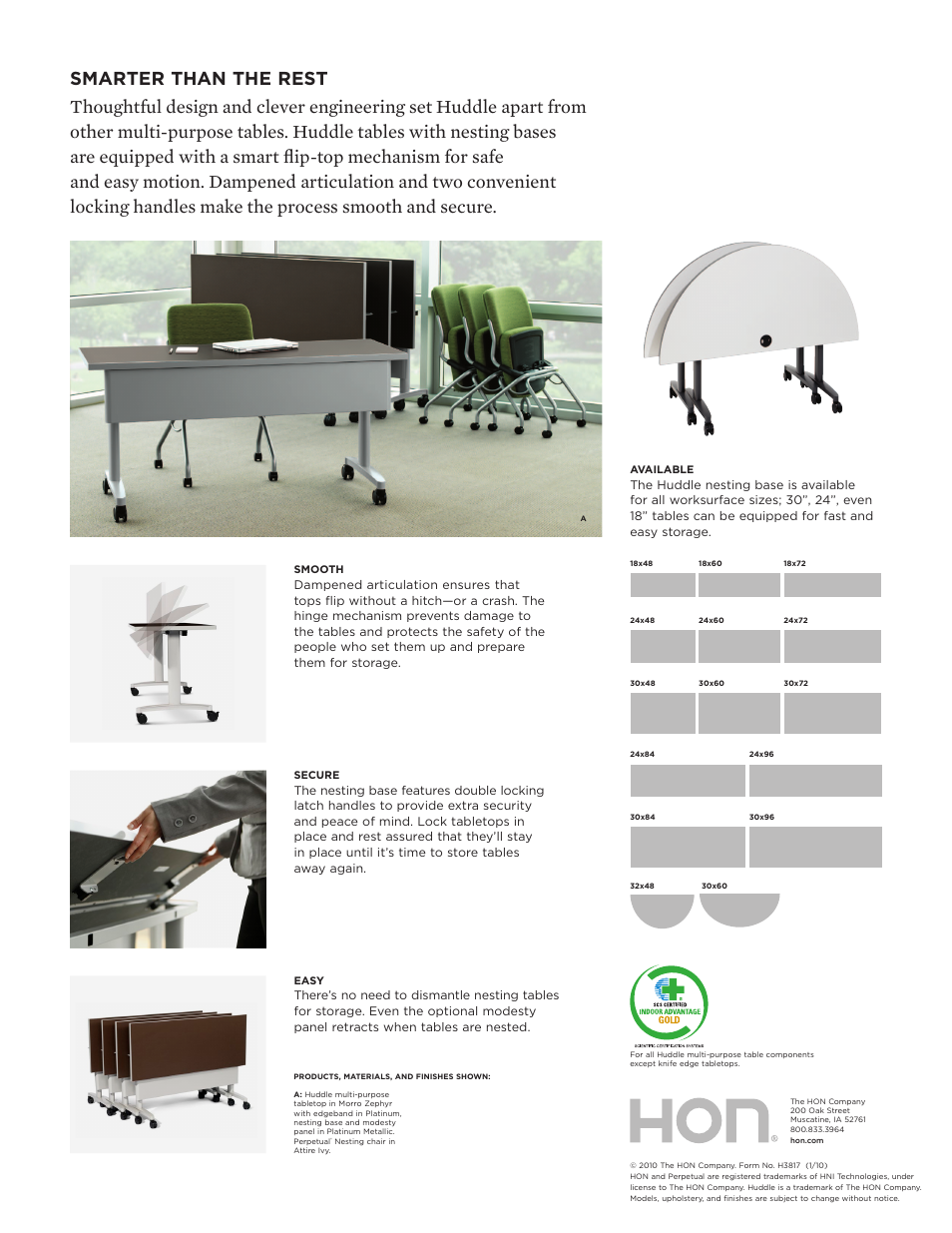 HON Huddle User Manual | Page 2 / 2