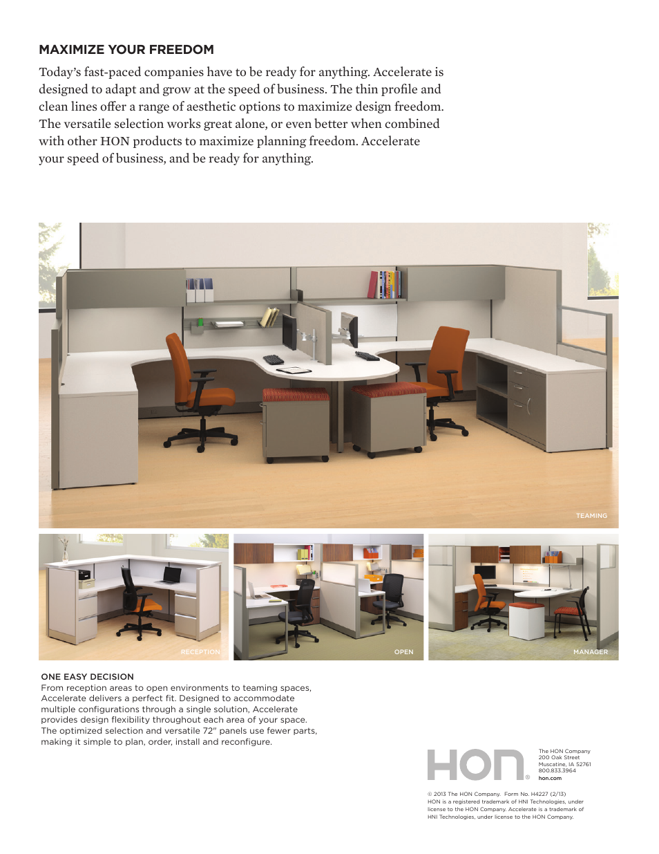 HON Accelerate User Manual | Page 2 / 2