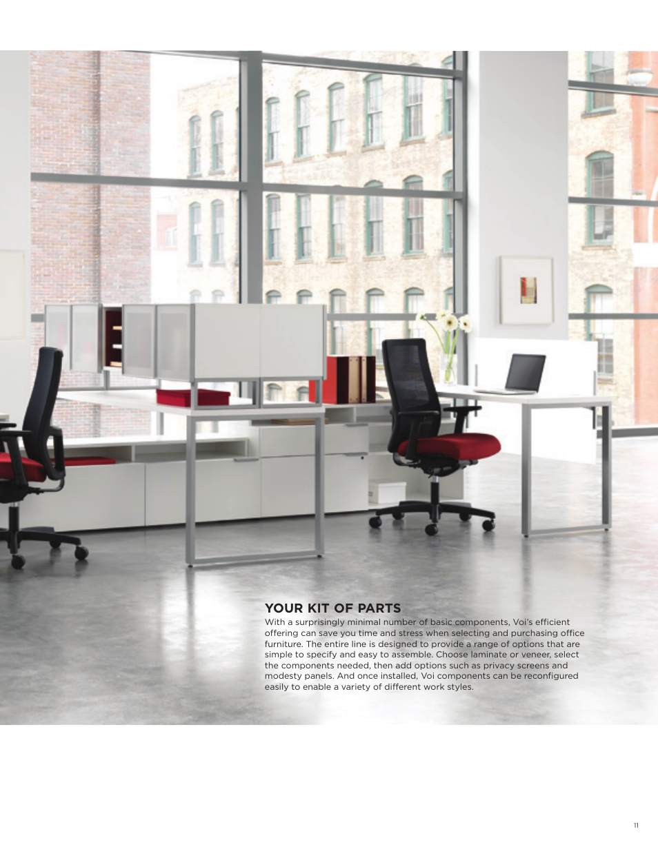 Your kit of parts | HON Voi User Manual | Page 11 / 16