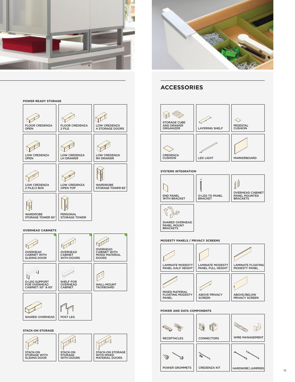 Accessories | HON Voi User Manual | Page 15 / 16
