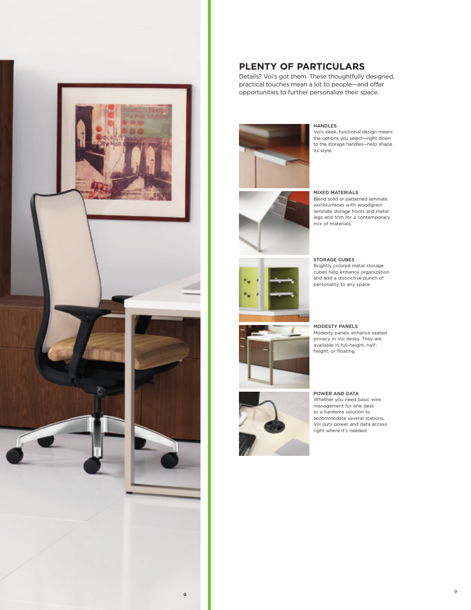 Plenty of particulars | HON Voi User Manual | Page 9 / 16