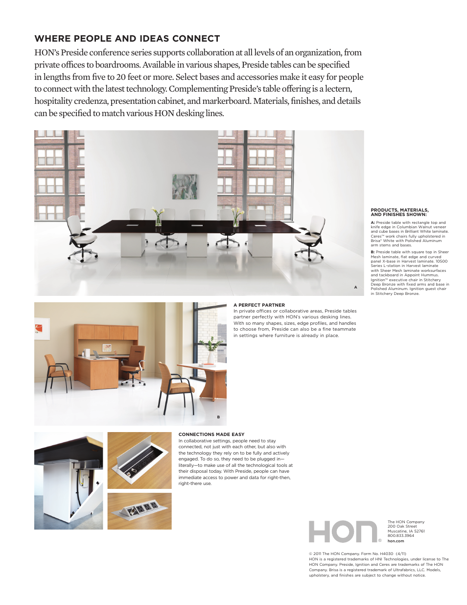 HON Preside User Manual | Page 2 / 2