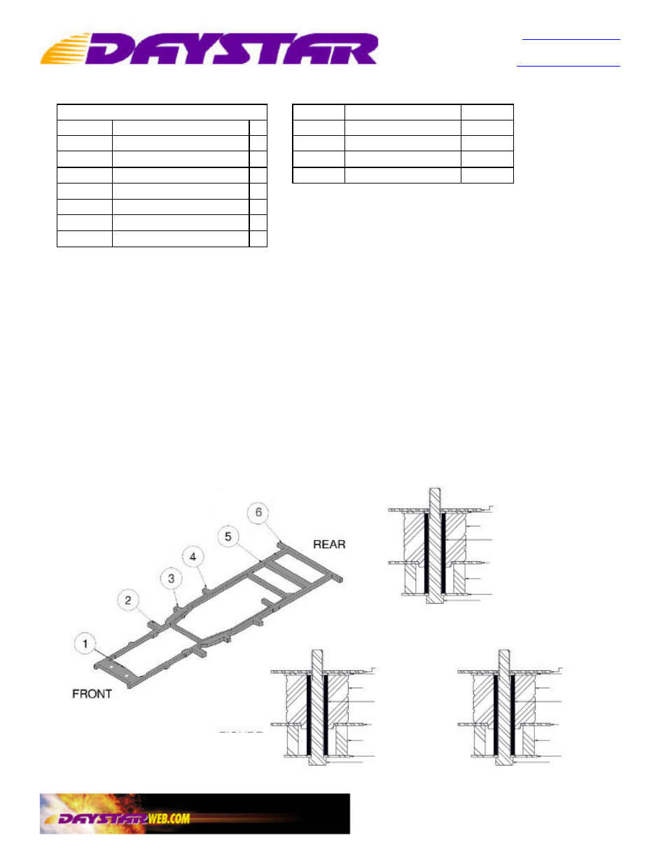 Daystar KJ04503BK User Manual | 1 page