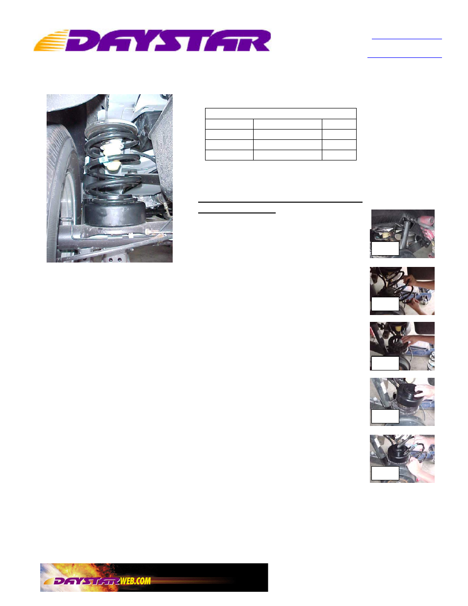 Daystar KJ09116BK-2 User Manual | 1 page