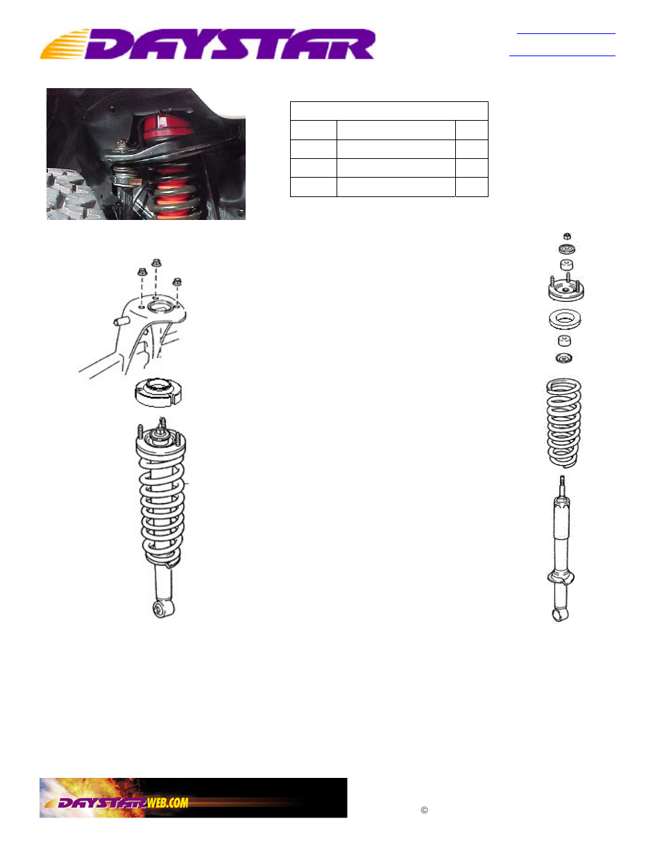 Daystar KT09103BK User Manual | 1 page