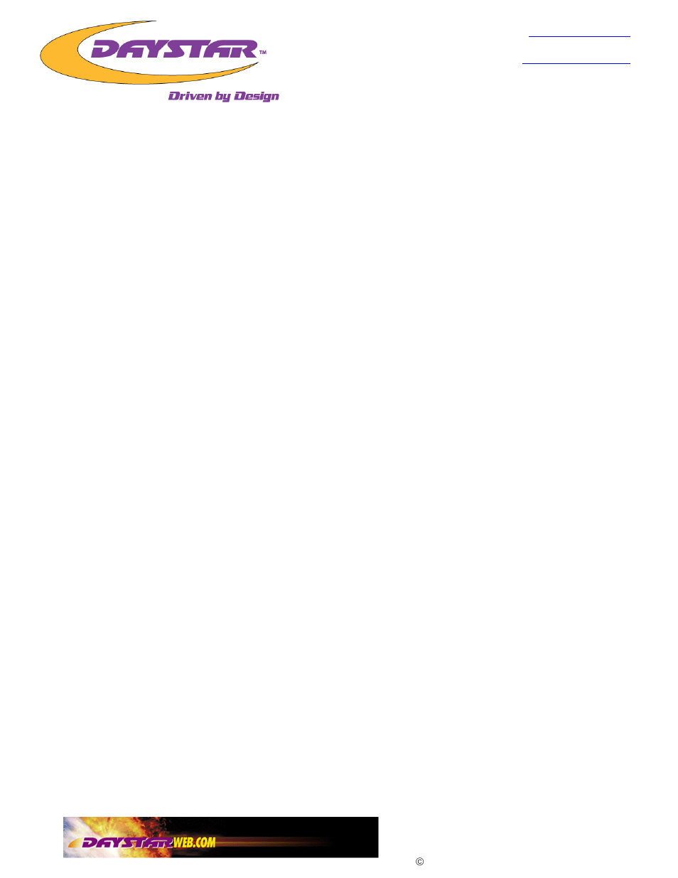 Daystar KC09121 User Manual | Page 2 / 2