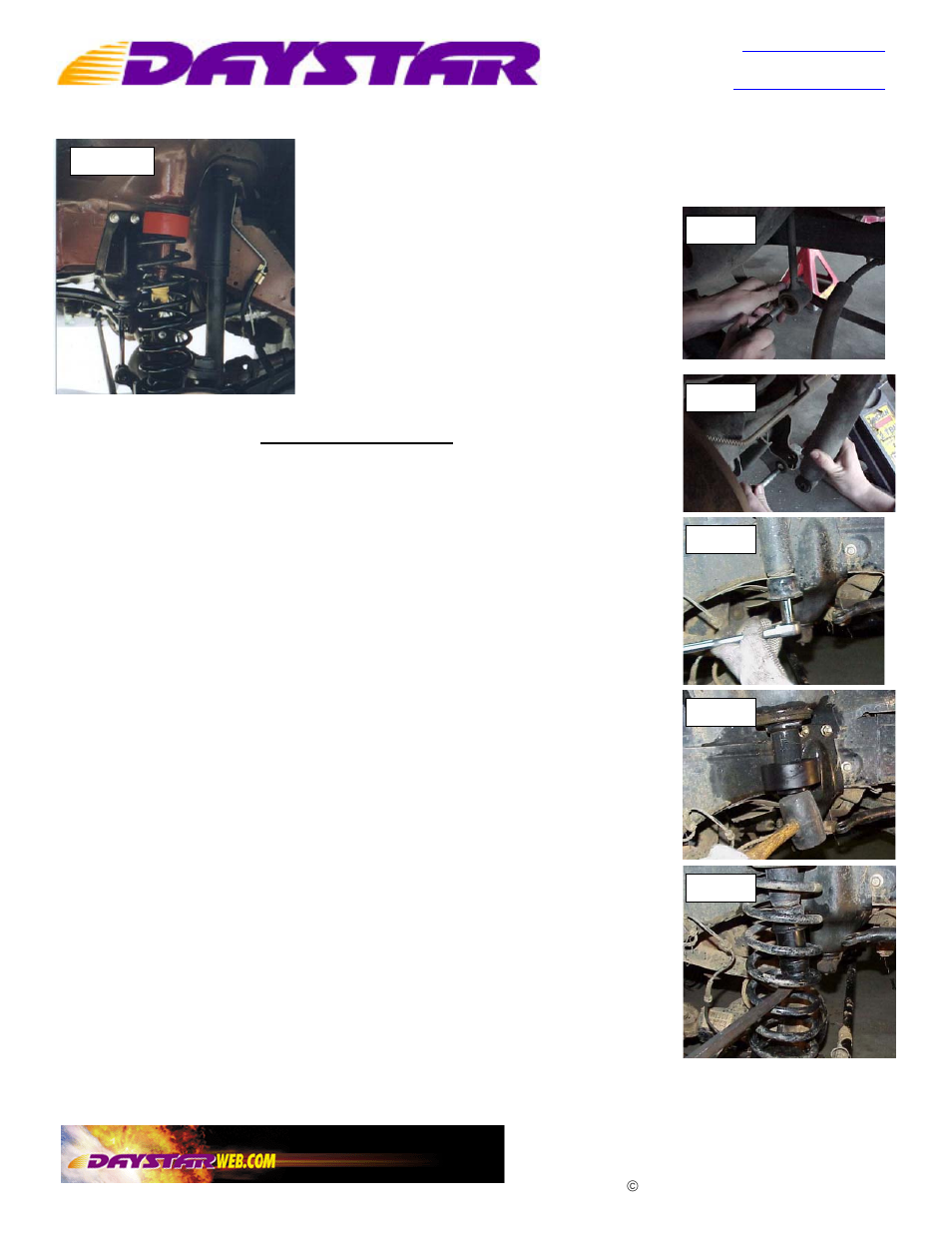 Daystar KJ09110RE User Manual | 2 pages