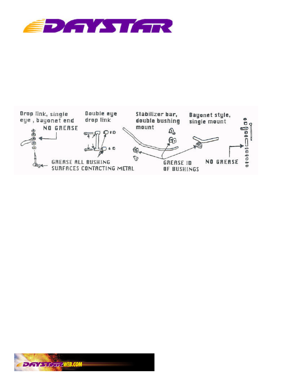 Daystar KJ05001BK User Manual | 1 page