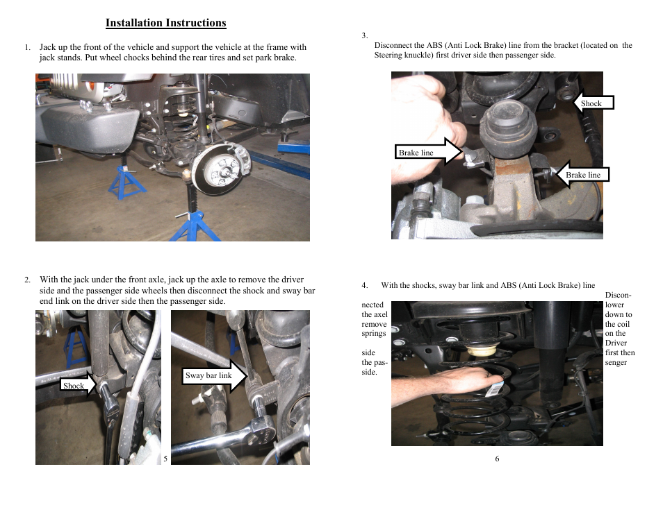 Installation instructions | Daystar KJ09137BK User Manual | Page 3 / 6