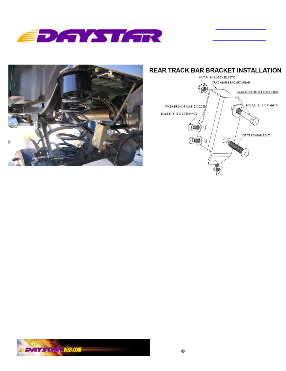 Warning | Daystar KJ09126BK User Manual | Page 4 / 4