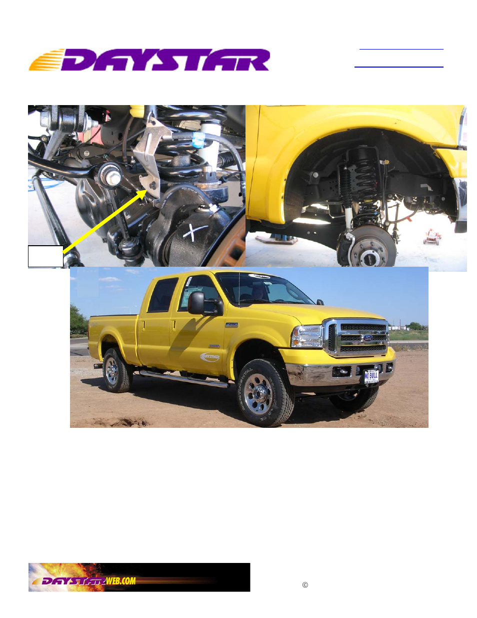 Warning | Daystar KF09127-1 User Manual | Page 2 / 2