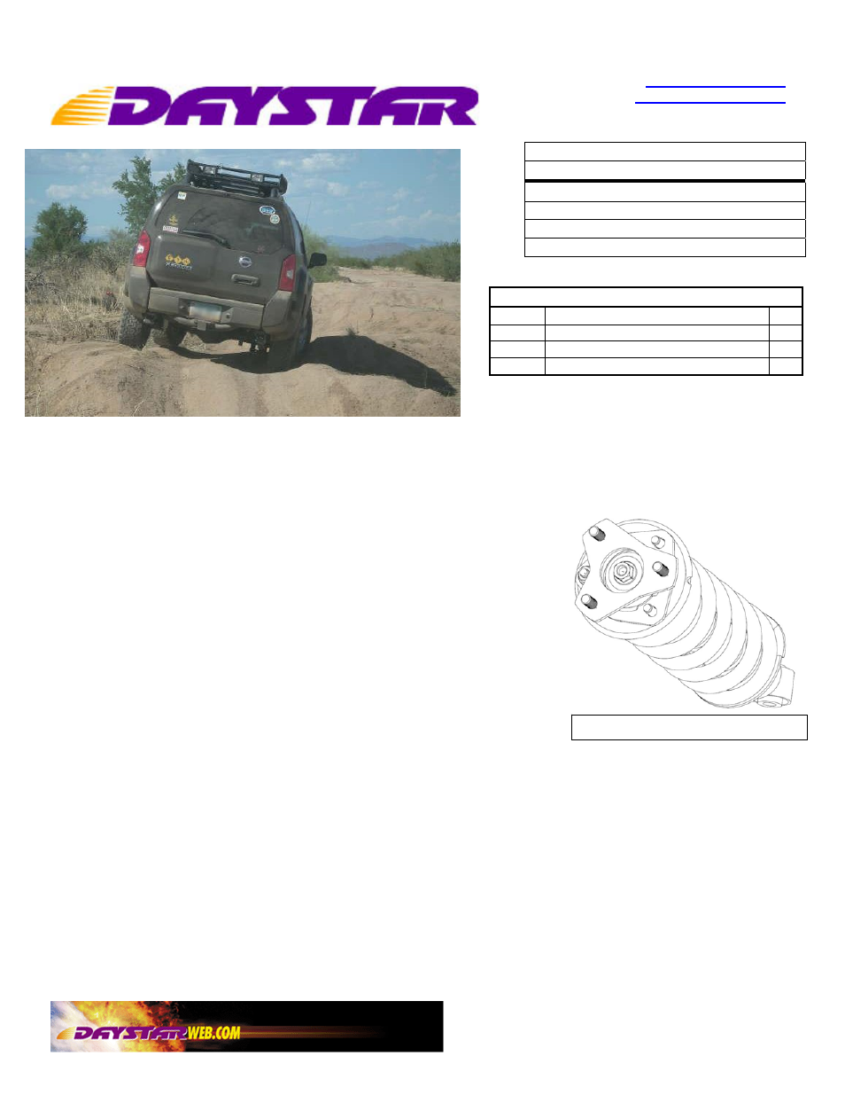 Daystar KN09106BK User Manual | 1 page