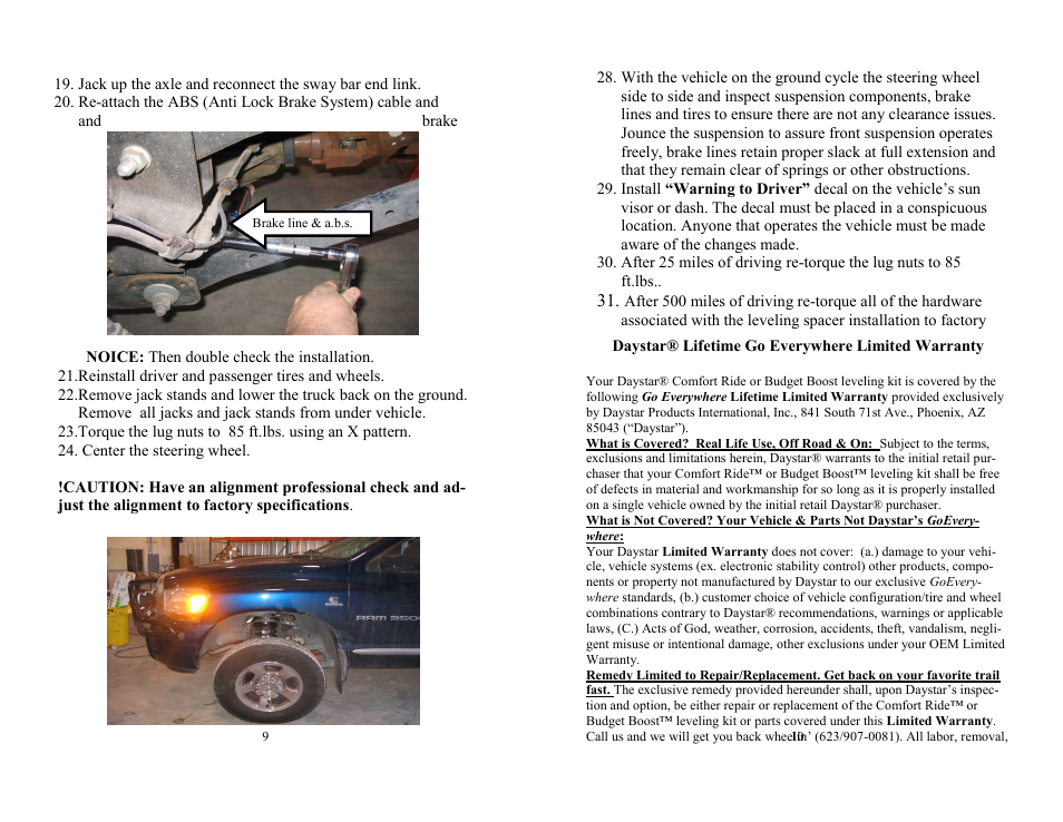 Daystar KC09101BK User Manual | Page 5 / 6