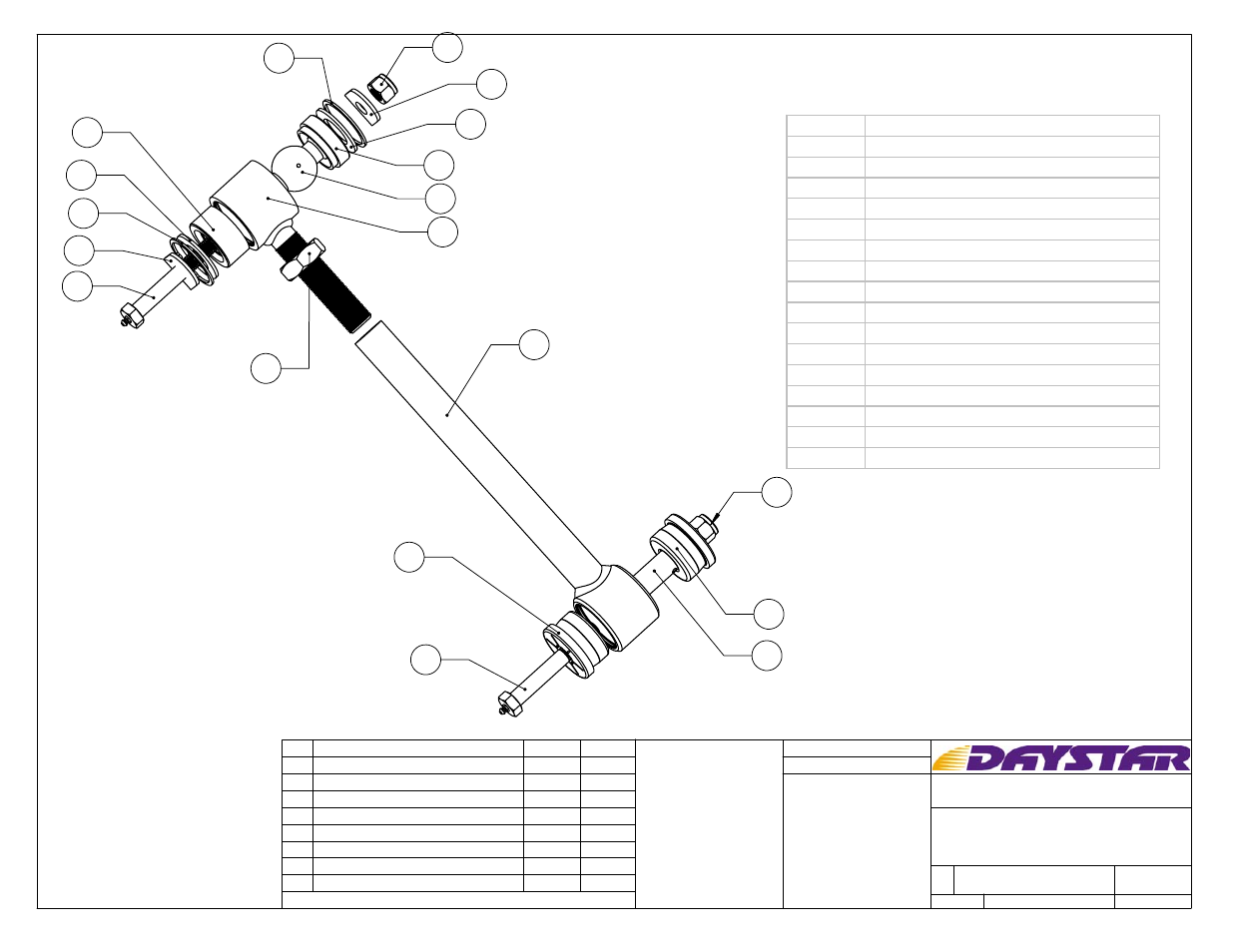 Daystar KU70084BK User Manual | 1 page