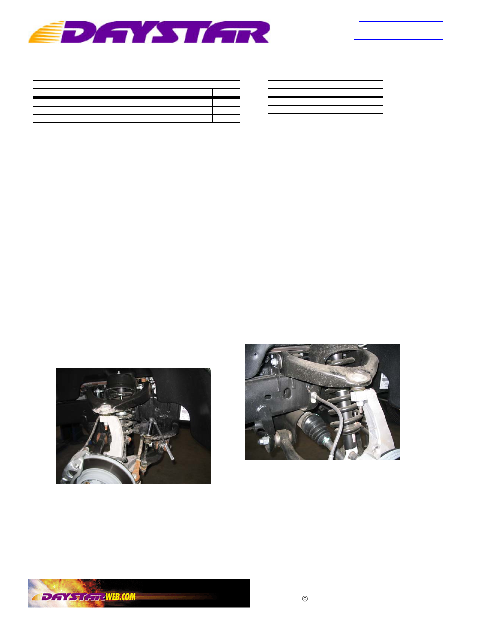 Daystar KC09104BK User Manual | 1 page