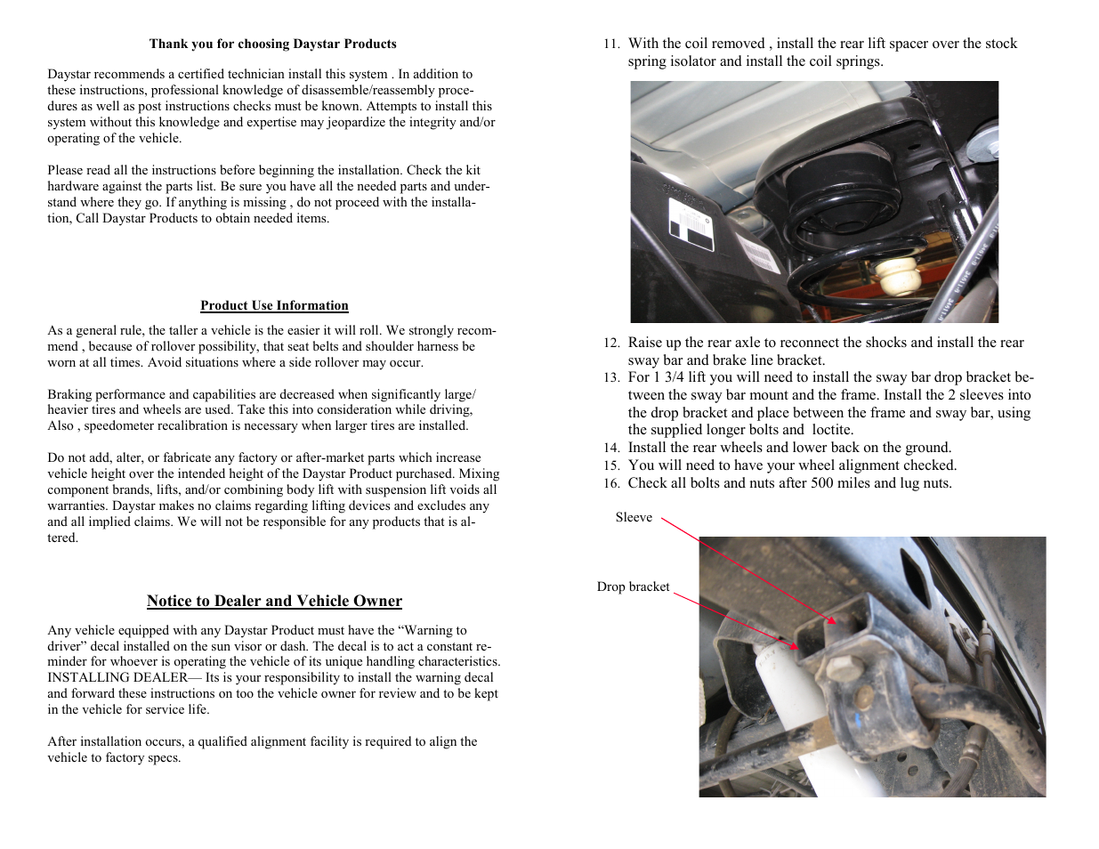 Daystar KJ09137CAMO User Manual | Page 2 / 4