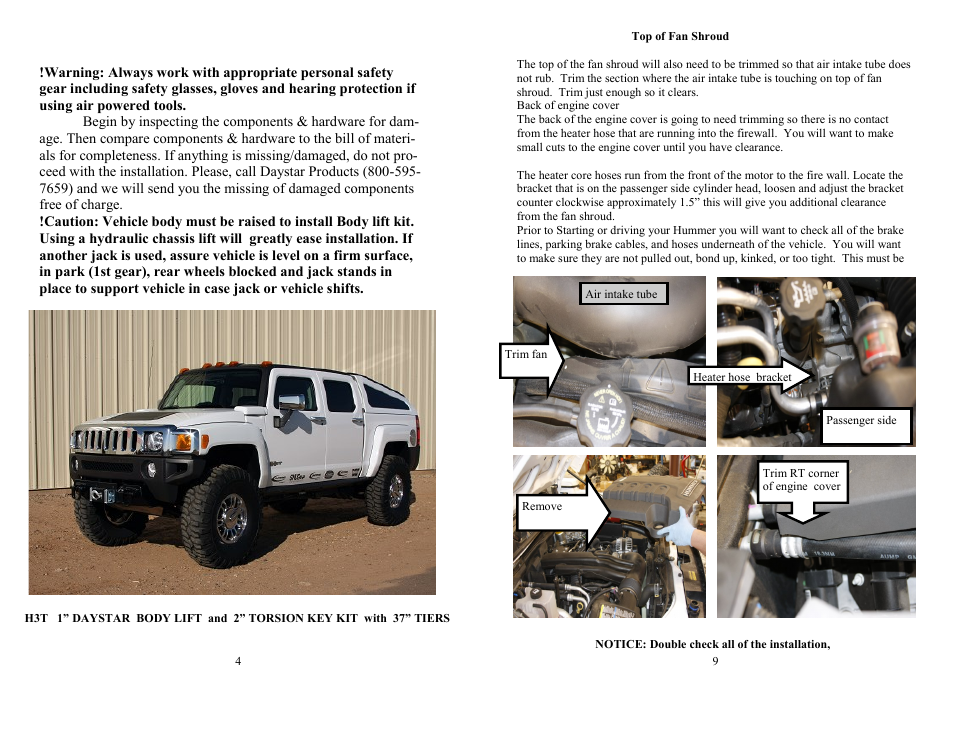 Daystar KG04501BK User Manual | Page 4 / 6