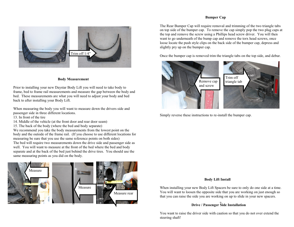 Daystar KG04501BK User Manual | Page 6 / 6