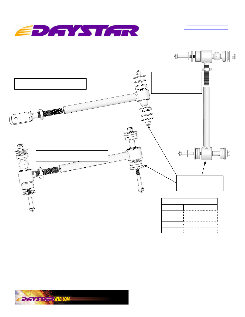 Warning | Daystar KU70086BK User Manual | Page 2 / 2