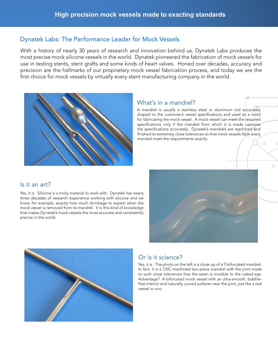 Is it an art, Or is it science | Dynatek Labs Mock Vessels User Manual | Page 2 / 4