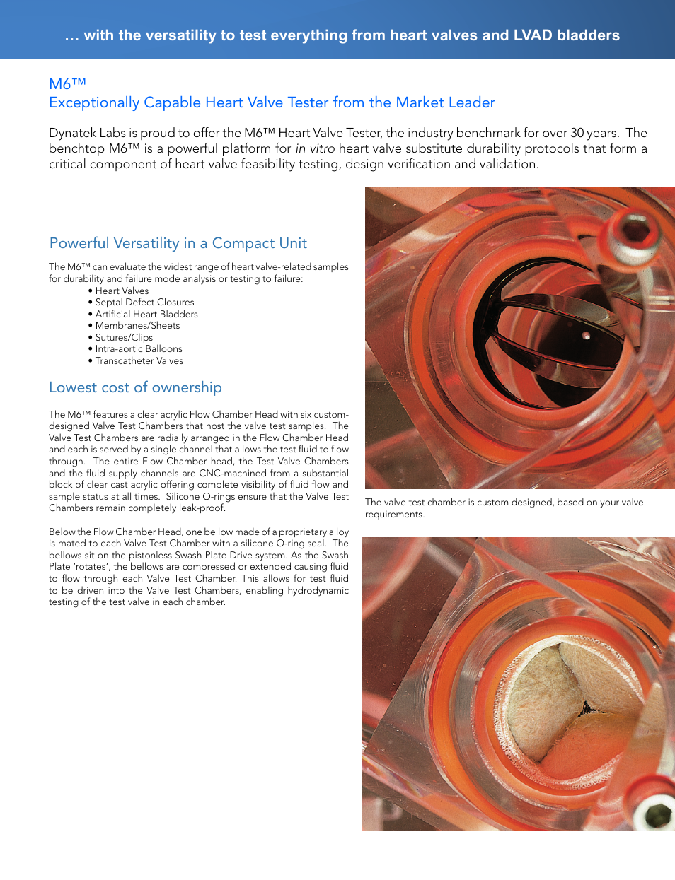 Lowest cost of ownership | Dynatek Labs M6 User Manual | Page 2 / 6