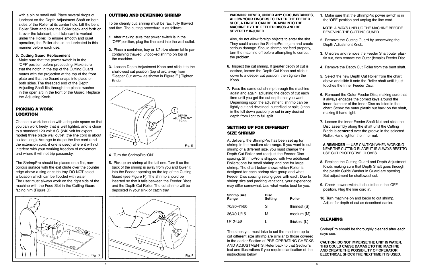 Nemco Food Equipment ShrimpPro 2000 - Operations Manual User Manual | Page 4 / 4