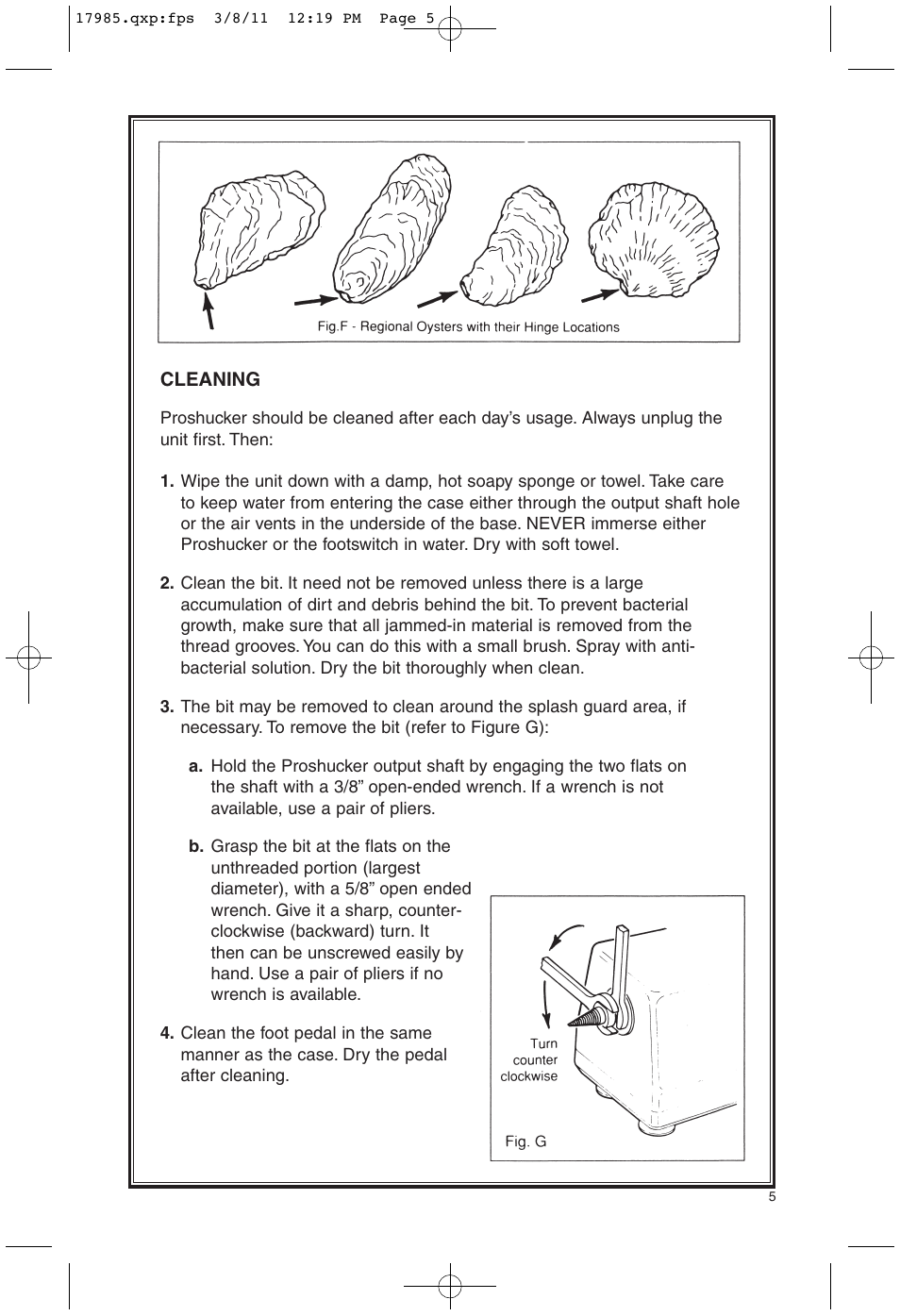 Nemco Food Equipment ProShucker Power Shell Separator - Operations Manual User Manual | Page 5 / 8
