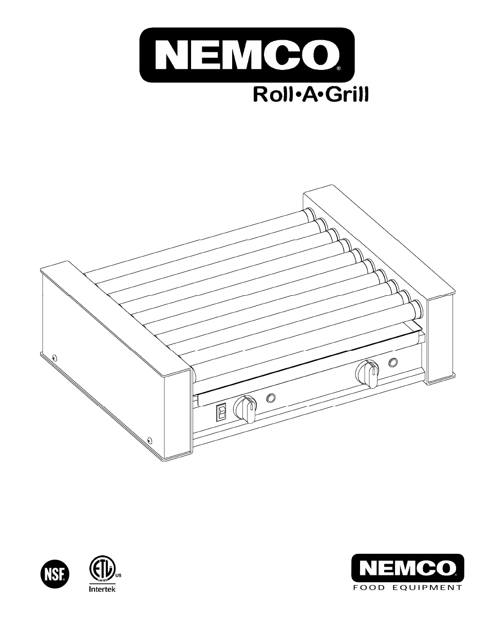 Nemco Food Equipment Hot Dog Roller Grills - Operations Manual User Manual | 8 pages