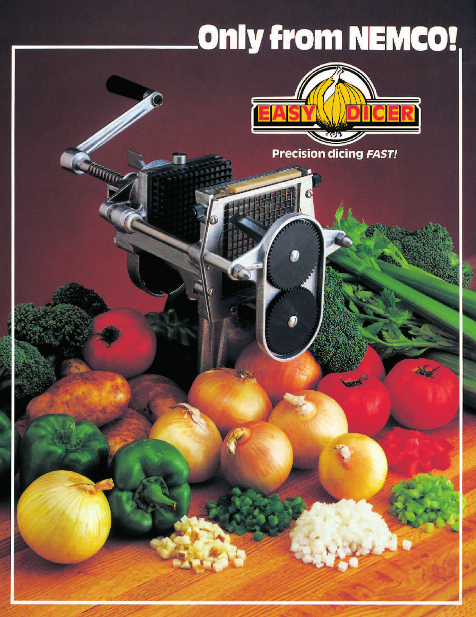 Nemco Food Equipment Easy Dicer Two-Way Vegetable Cutter - Spec Sheet User Manual | 2 pages