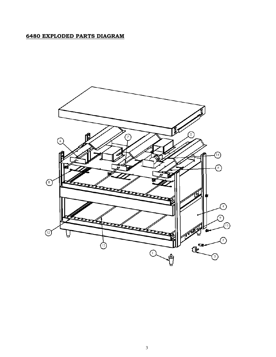 Nemco Food Equipment Dual Shelf Merchandisers Horizontal Series - Operations Manual User Manual | Page 3 / 6