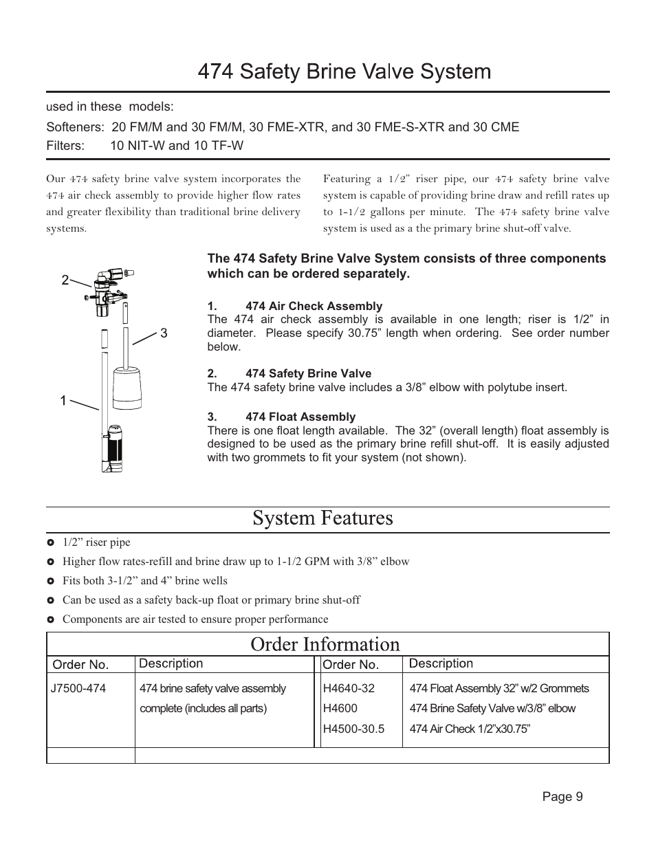 Peerless Water 30 FME-XTR Series - Service-Owners Manual User Manual | Page 10 / 14