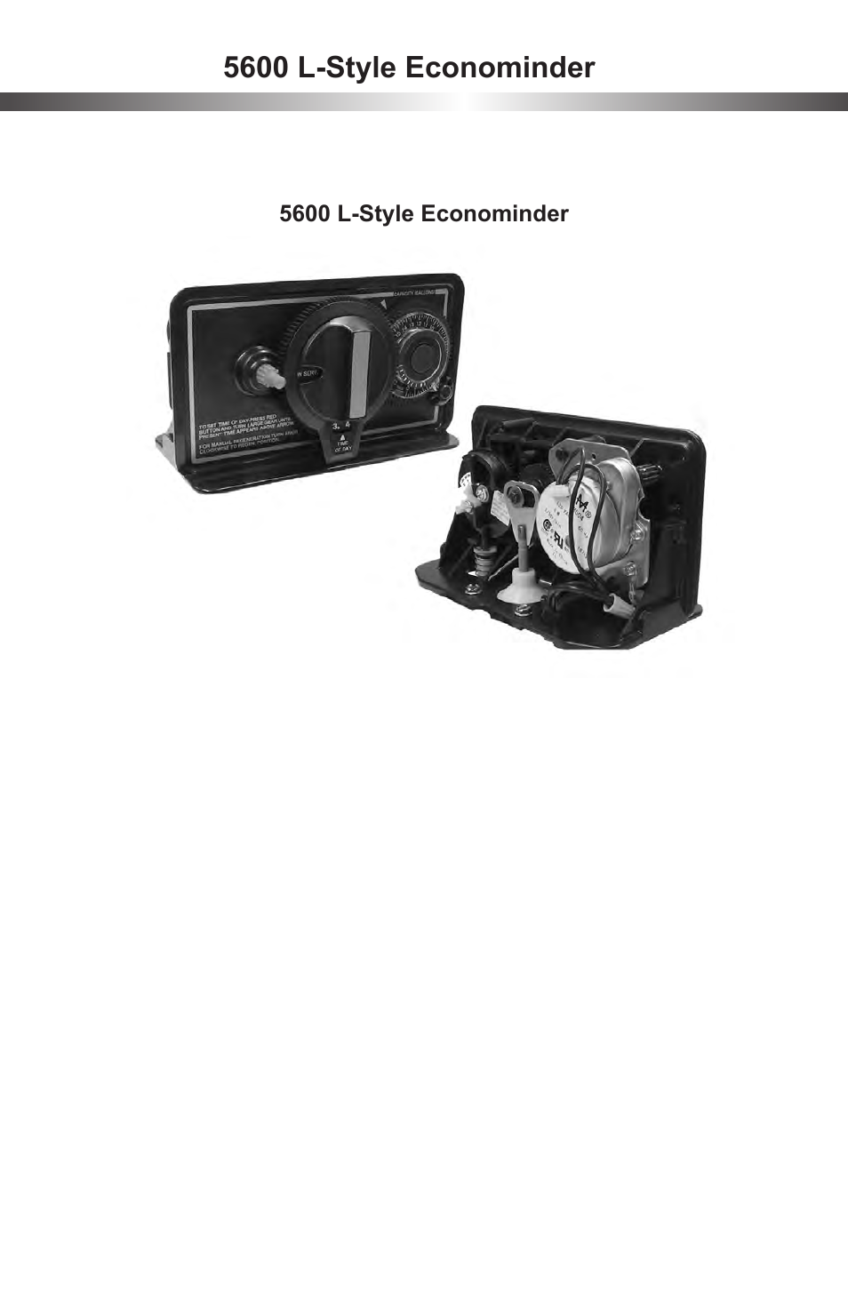 5600 l-style econominder | Peerless Water 5600_5600 Econominder - Owner’s Manual User Manual | Page 6 / 6