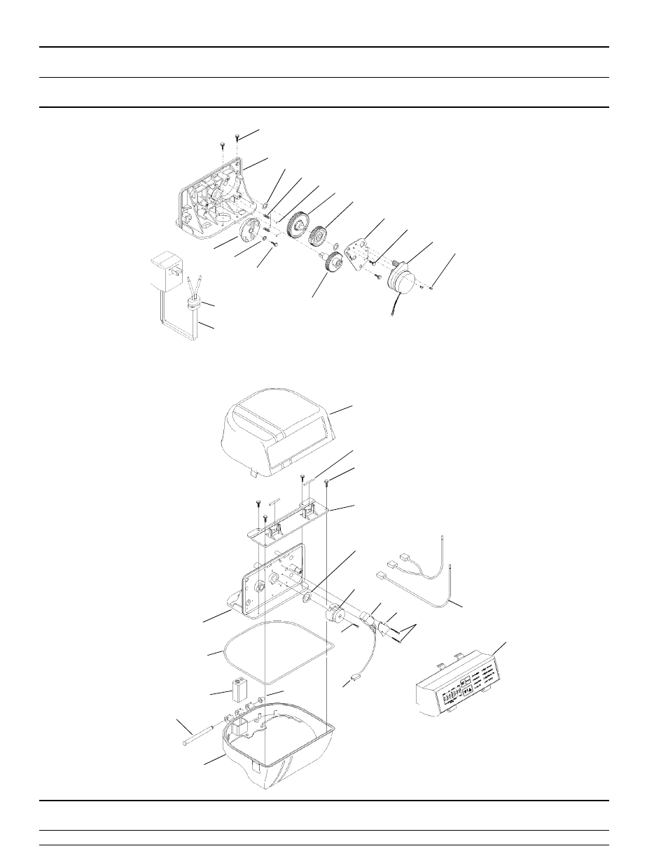 Model 6700 downflow, Valve powerhead (see opposite page for parts list), Page 14 | Peerless Water 6700 - Service Manual User Manual | Page 14 / 32