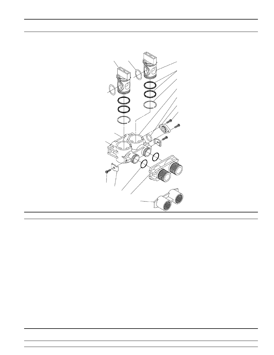 Model 6700 downflow, By-pass valve assembly, plastic, Page 19 | Peerless Water 6700 - Service Manual User Manual | Page 19 / 32