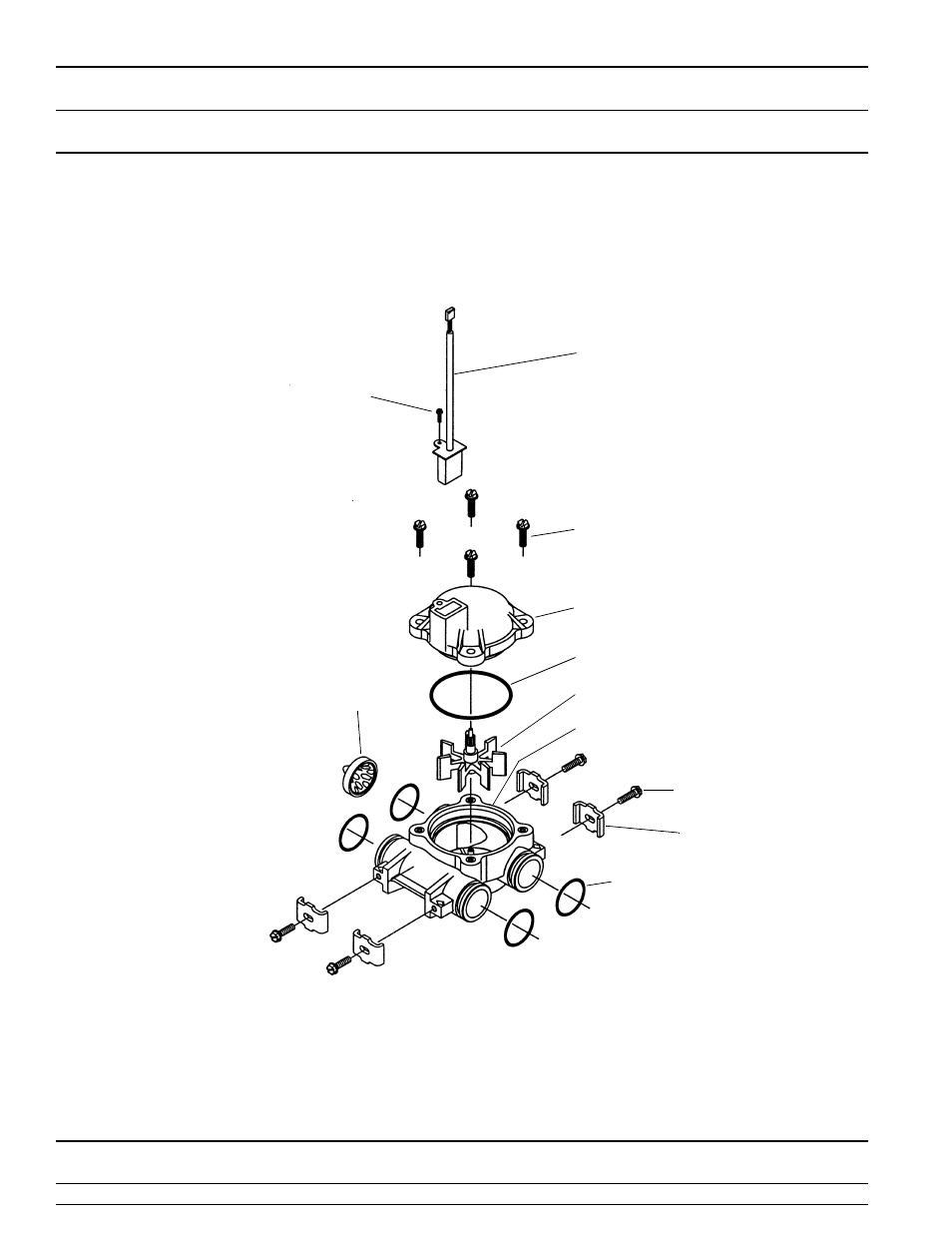 Model 6700 downflow, Meter assembly (see opposite page for parts list) | Peerless Water 6700 - Service Manual User Manual | Page 20 / 32