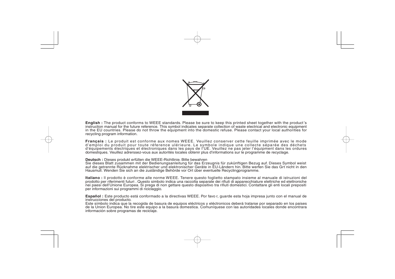 Sunpak PF30X User Manual | Page 8 / 9