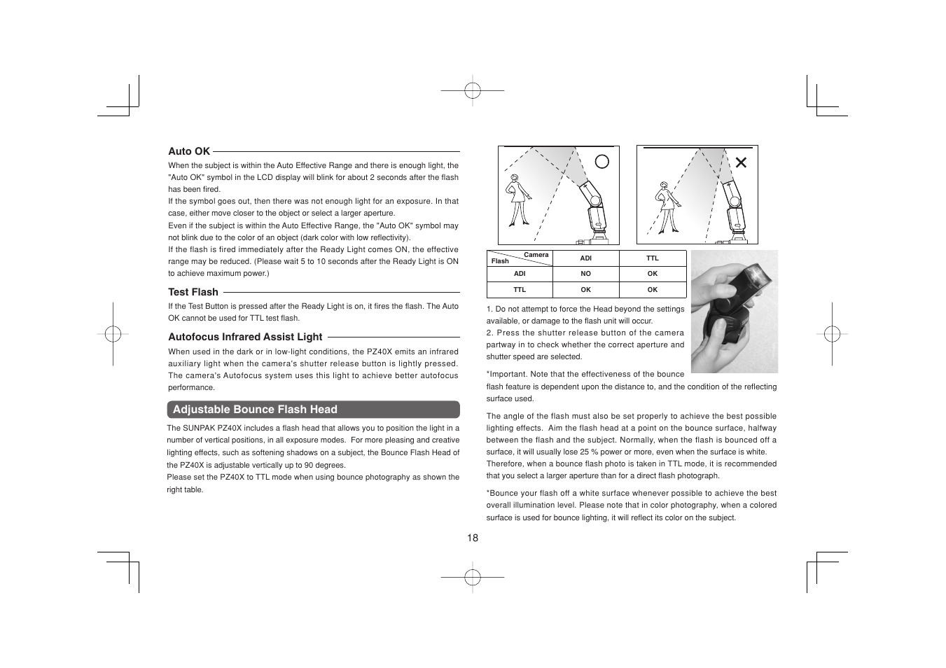 Sunpak PZ40X SO User Manual | Page 9 / 11