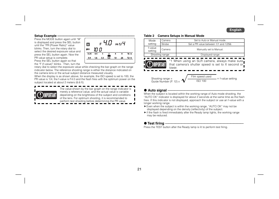 Important | Sunpak auto 16R pro User Manual | Page 9 / 11