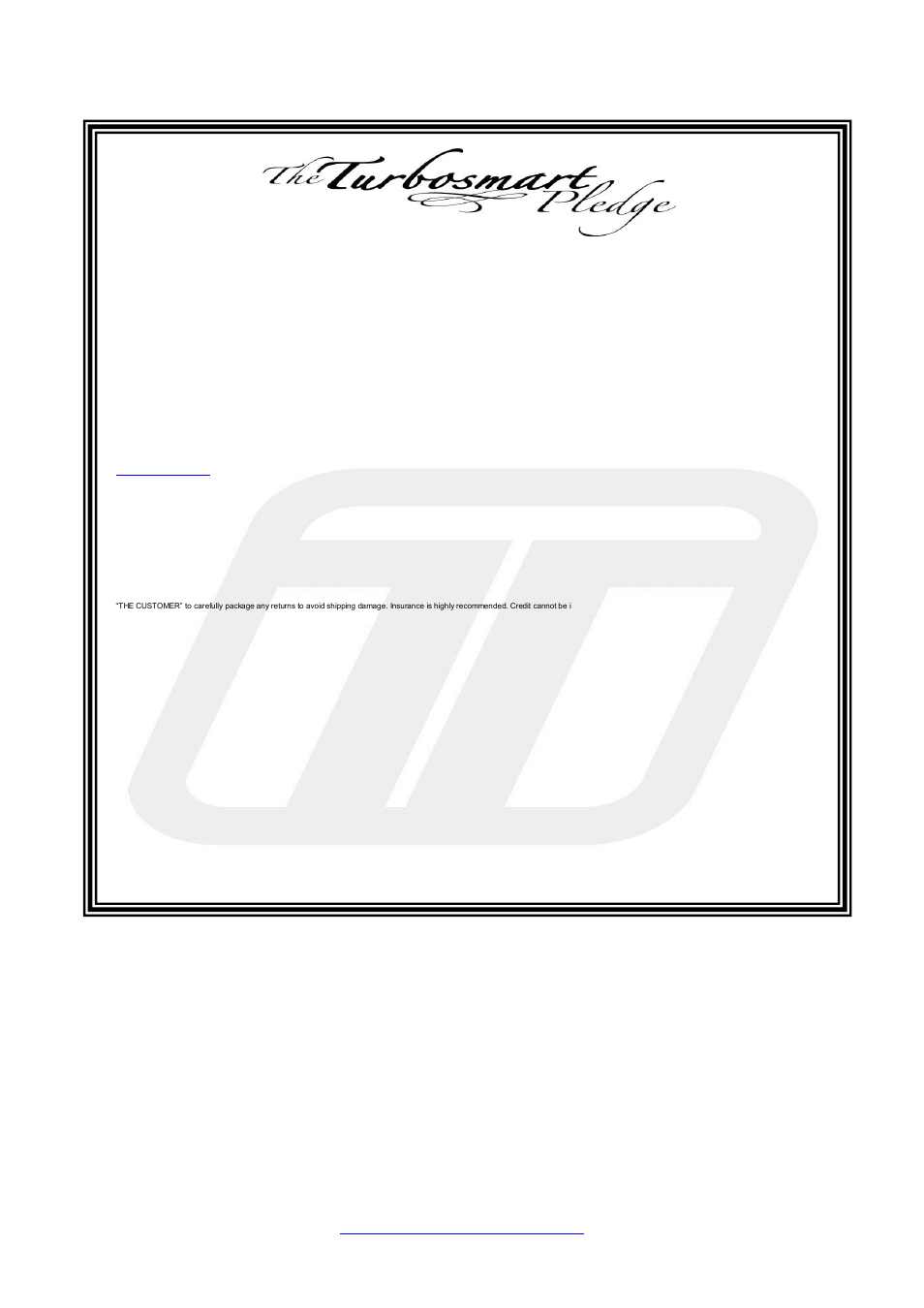 Turbosmart BLOW OFF VALVES - Plumb Back BOV Borg Warner_KKK – Kompact User Manual | Page 2 / 2