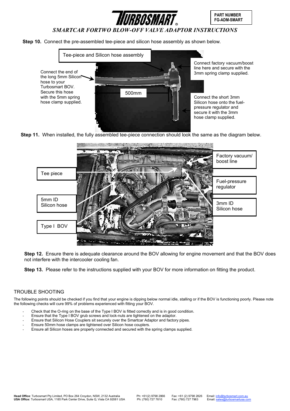 Turbosmart BOV ADAPTERS - Smart User Manual | Page 3 / 4