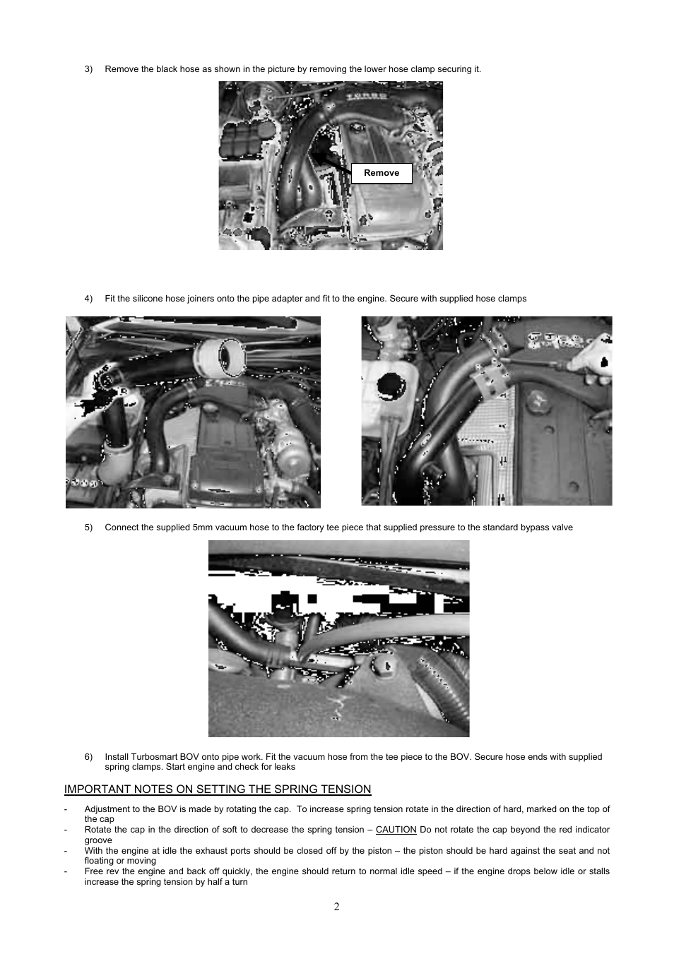 Turbosmart BOV ADAPTERS - Ford Falcon XR6 Turbo User Manual | Page 2 / 4