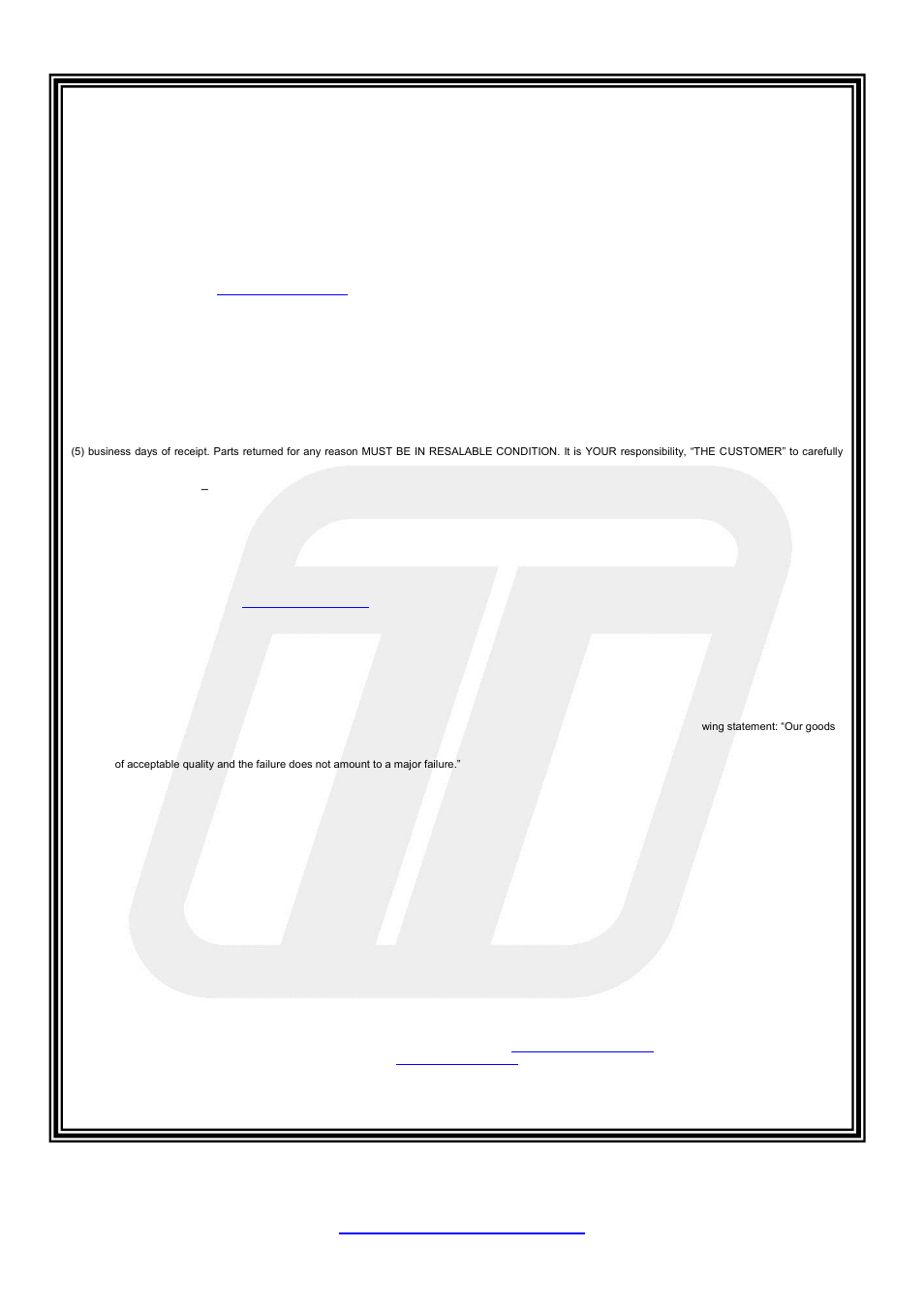 One year limited warranty, The turbosmart pledge | Turbosmart WASTEGATES – EXTERNAL - Power-Gate 60 User Manual | Page 8 / 8